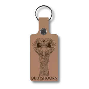 Boho Ostrich Oudtshoorn keyring