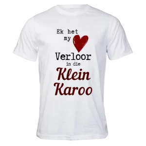 Hart Verloor Klein Karoo T-Shirt: White