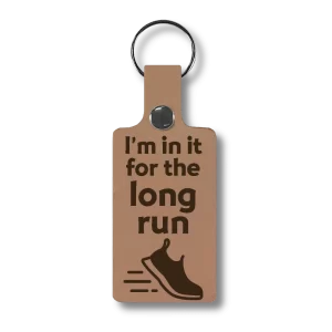 I'm in it for the long run keyring