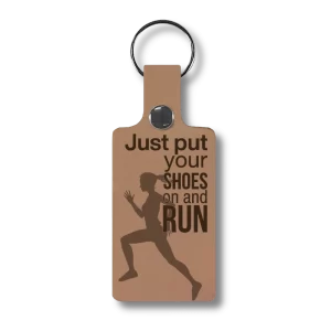 Just put your shoes on Female keyring