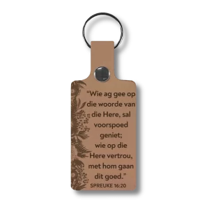 Spreuke 16-20 Sleutelhouer